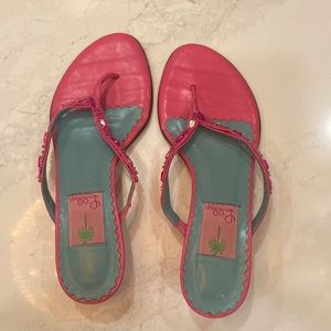 Lilly Pulitzer Pink Sandals